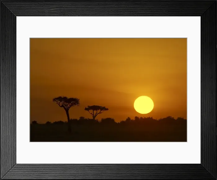 Framed Print : Sunrise, Masai Mara Game Reserve Framed Print : Sunrise, Masai Mara Game Reserve