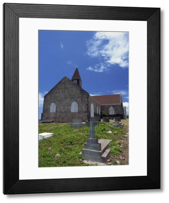 Framed Print : The 17th century Anglican Church of St Framed Print : The 17th century Anglican Church of St