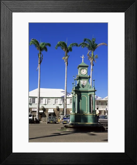 Framed Print : Basseterre, St Framed Print : Basseterre, St