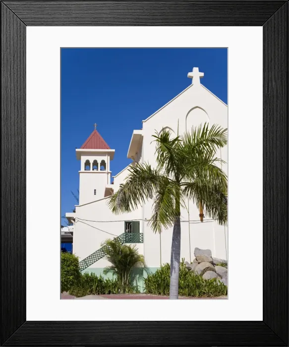 Framed Print : Catholic Church, Philipsburg, St Framed Print : Catholic Church, Philipsburg, St