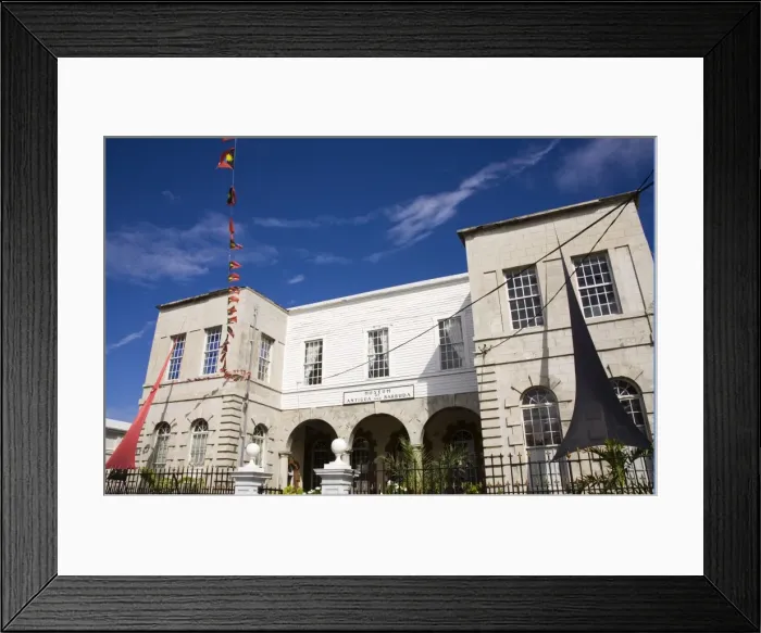 Framed Print : Museum of Antigua and Barbuda, St Framed Print : Museum of Antigua and Barbuda, St