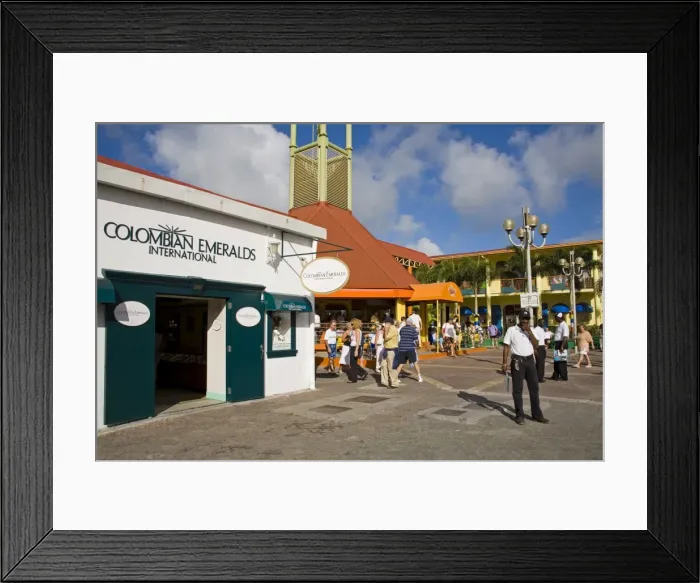 Framed Print : Emerald Store, Heritage Quay, St Framed Print : Emerald Store, Heritage Quay, St