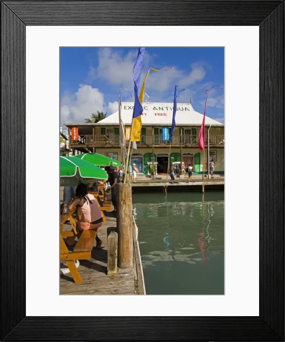 Framed Print : Heritage Quay, St Framed Print : Heritage Quay, St
