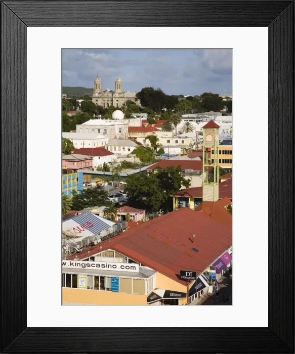 Framed Print : St. Johns, Antigua Island Framed Print : St. Johns, Antigua Island