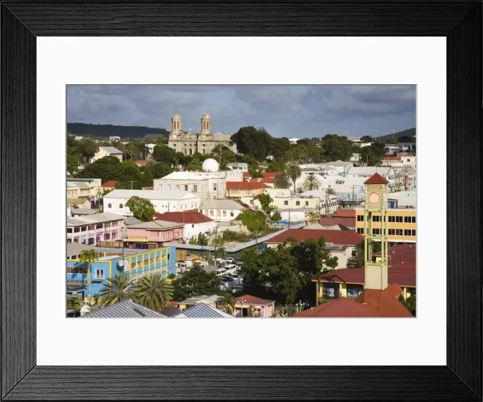Framed Print : St. Johns, Antigua Island Framed Print : St. Johns, Antigua Island