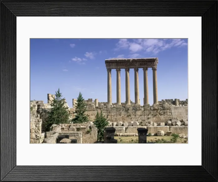 Framed Print : Roman Temple of Jupiter Framed Print : Roman Temple of Jupiter
