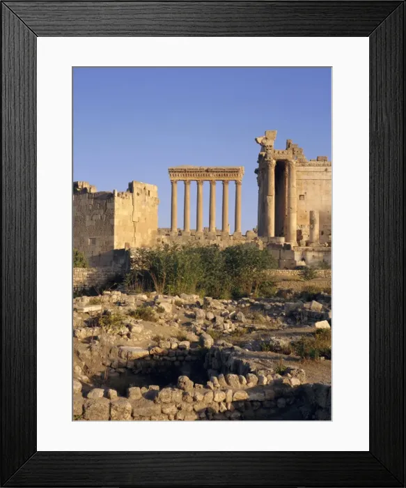 Framed Print : The Temples of Venus and Jupiter Framed Print : The Temples of Venus and Jupiter