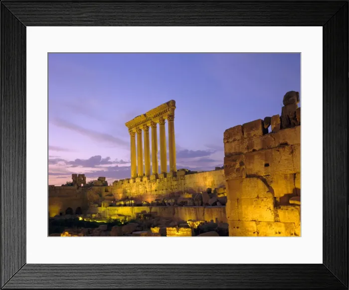 Framed Print : The Temple of Jupiter Framed Print : The Temple of Jupiter
