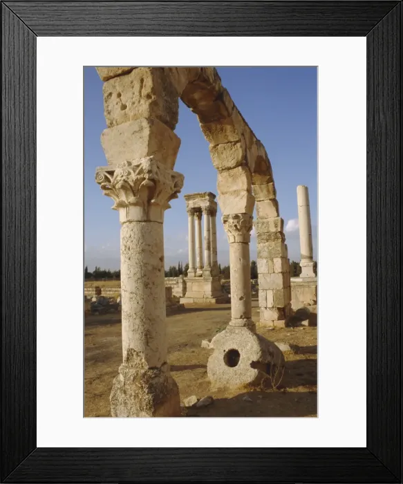 Framed Print : Aanjar, Umayyad remains Framed Print : Aanjar, Umayyad remains