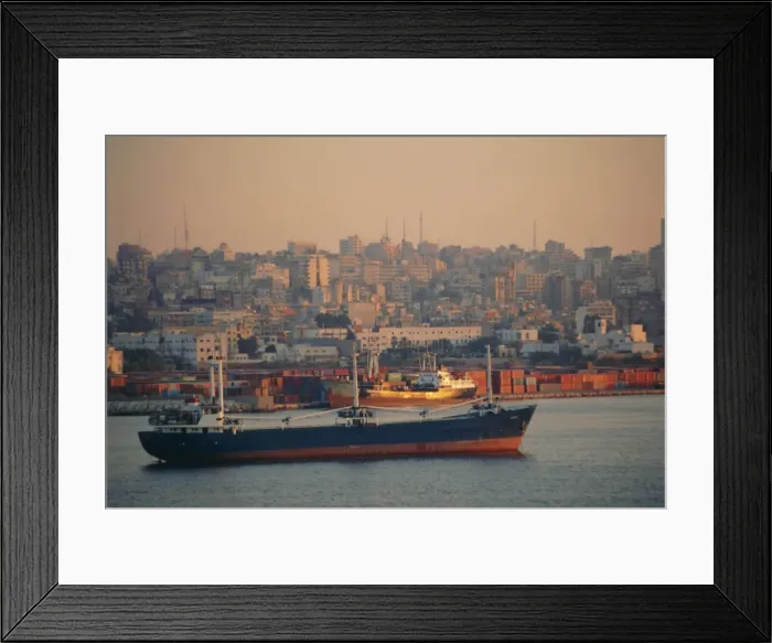 Framed Print : Beirut harbour Framed Print : Beirut harbour