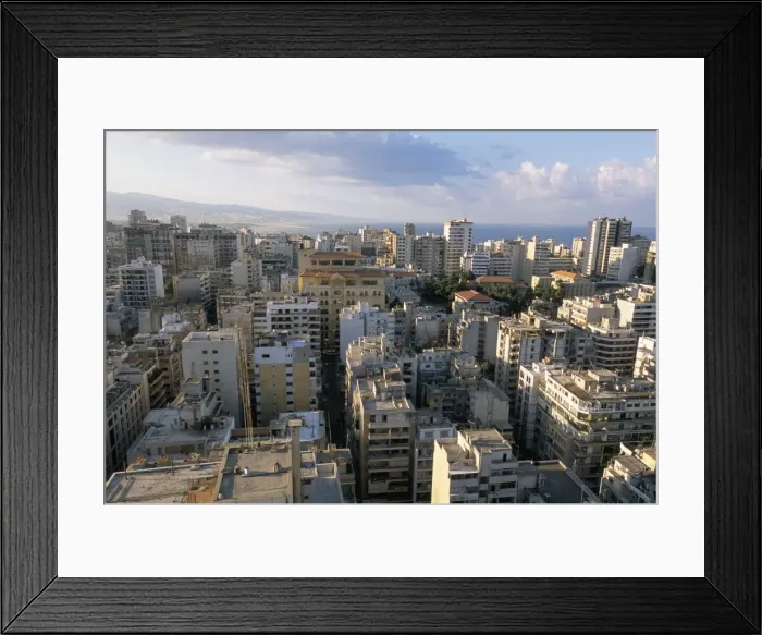 Framed Print : View over the city from Crown Hotel Framed Print : View over the city from Crown Hotel