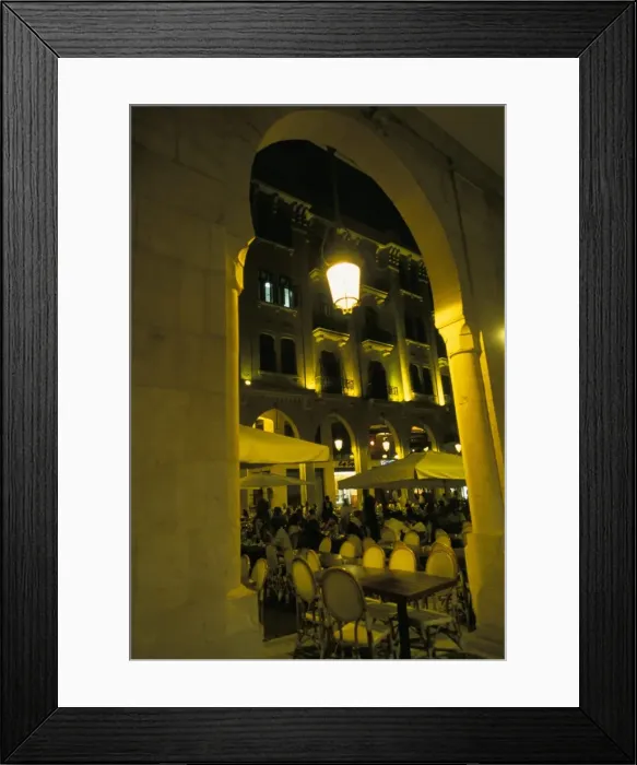 Framed Print : Cafes at night Framed Print : Cafes at night