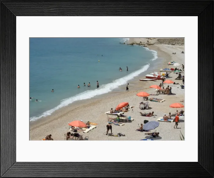 Framed Print : Beach area Framed Print : Beach area
