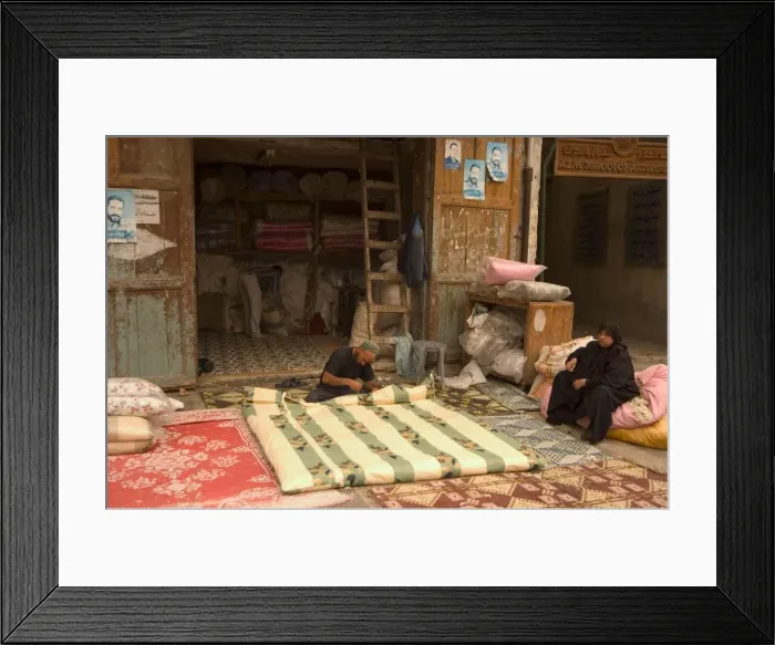 Framed Print : Carpet makers Framed Print : Carpet makers