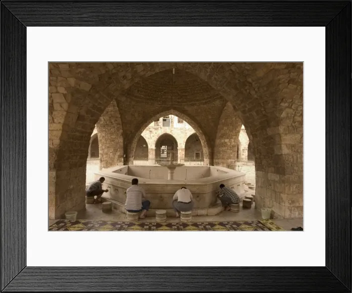 Framed Print : Worshippers at Grand Mosque Framed Print : Worshippers at Grand Mosque