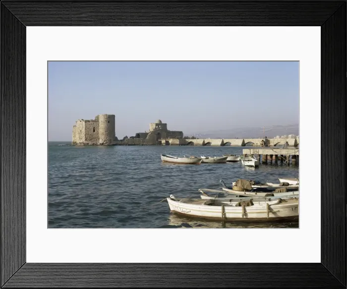 Framed Print : The 13th century Crusader castle Framed Print : The 13th century Crusader castle