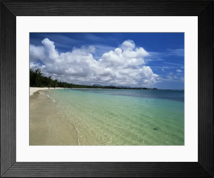 Framed Print : Mont Choisy Beach Framed Print : Mont Choisy Beach