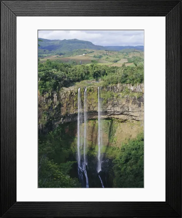 Framed Print : Chamarel Waterfalls Framed Print : Chamarel Waterfalls