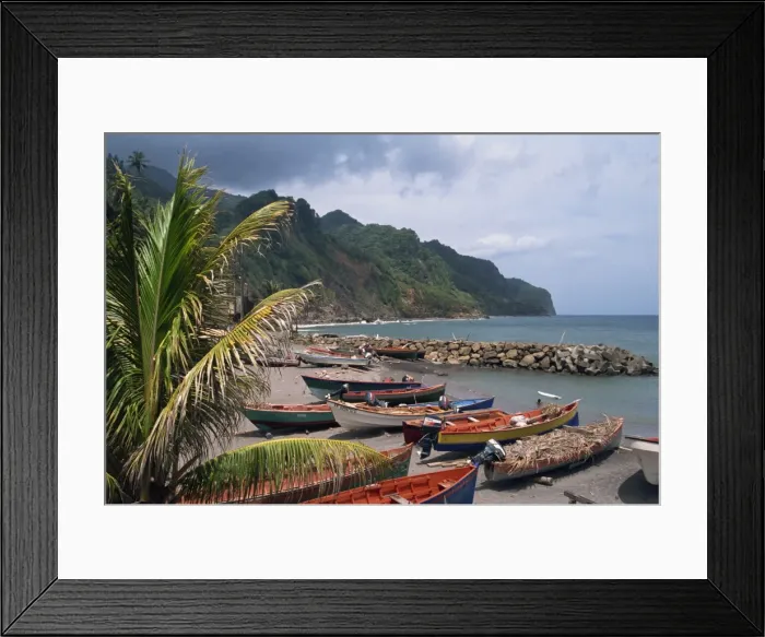 Framed Print : Fishing boats on beach Framed Print : Fishing boats on beach