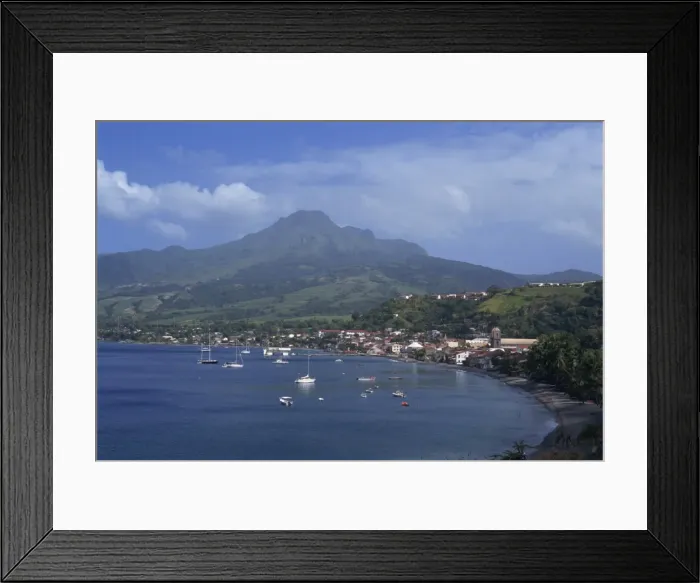 Framed Print : Saint Pierre Bay Framed Print : Saint Pierre Bay