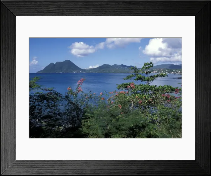 Framed Print : View over Morne Larcher Framed Print : View over Morne Larcher