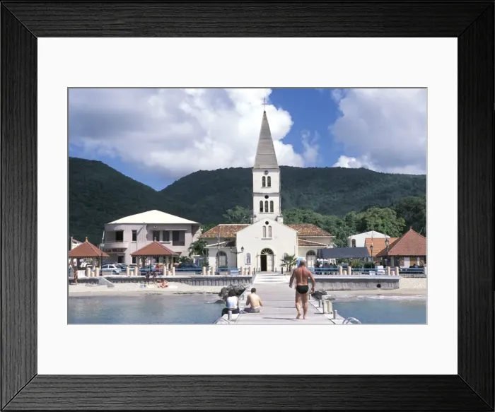 Framed Print : Village of Les Anses d Arlets Framed Print : Village of Les Anses d Arlets