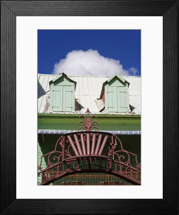 Framed Print : Building shutters Framed Print : Building shutters
