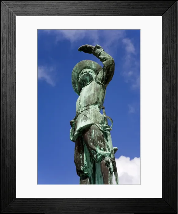 Framed Print : Belain d Esnambuc statue Framed Print : Belain d Esnambuc statue