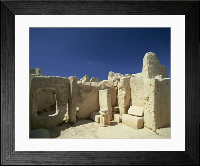 Framed Print : Hagar Qim Temple Framed Print : Hagar Qim Temple