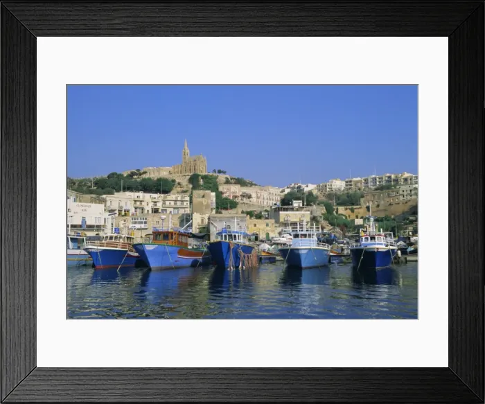 Framed Print : Mgarr harbour