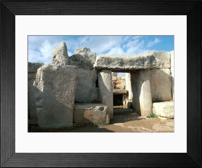 Framed Print : Mna Jora (Mnajdra) temple Framed Print : Mna Jora (Mnajdra) temple