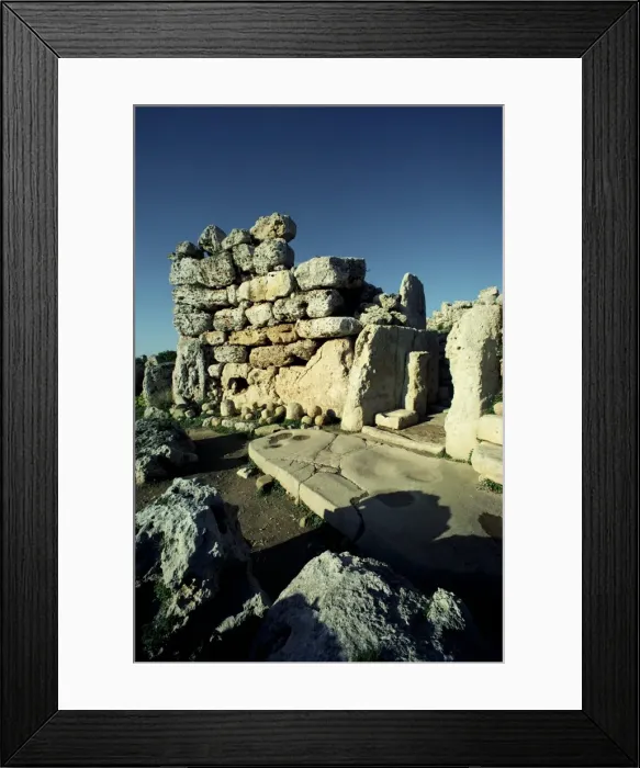 Framed Print : Temple of Ggantija (Gjantija) Framed Print : Temple of Ggantija (Gjantija)