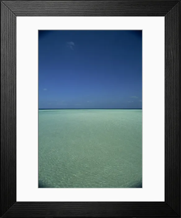 Framed Print : Turquoise sea and blue sky Framed Print : Turquoise sea and blue sky