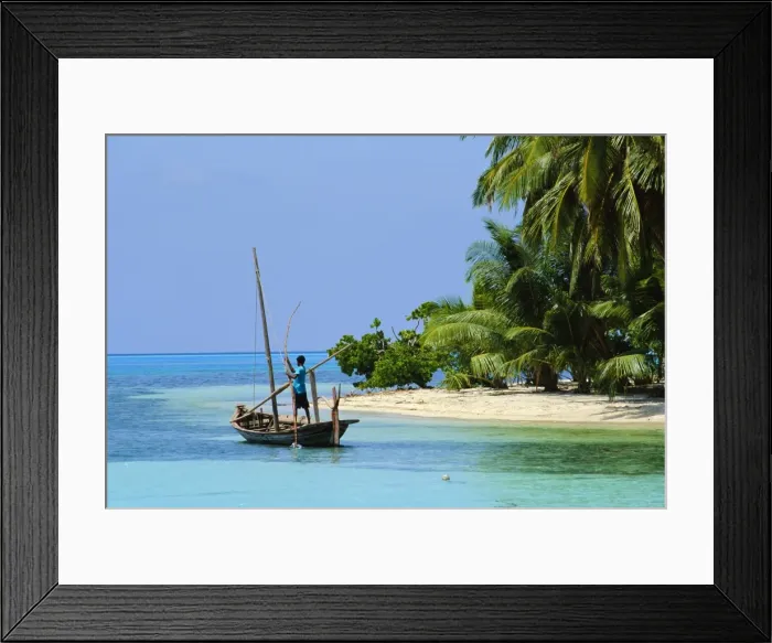 Framed Print : Guriadu, South Male Atoll Framed Print : Guriadu, South Male Atoll