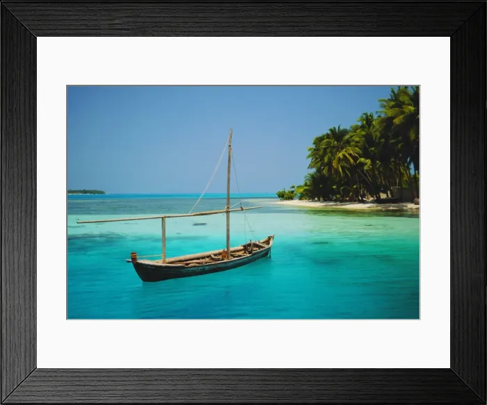 Framed Print : The island of Guriadu Framed Print : The island of Guriadu