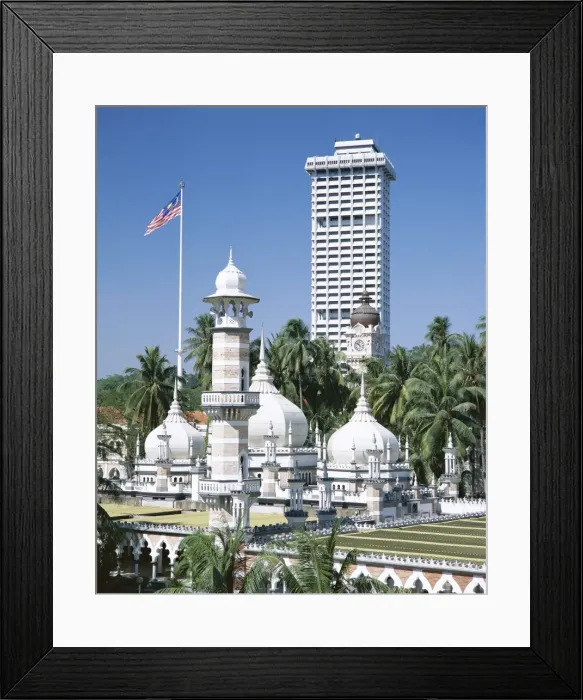 Framed Print : Exterior of the Masjid Jamek Framed Print : Exterior of the Masjid Jamek