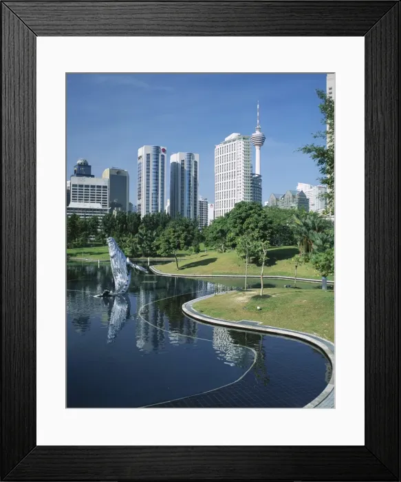 Framed Print : The city from KLCC Park Framed Print : The city from KLCC Park