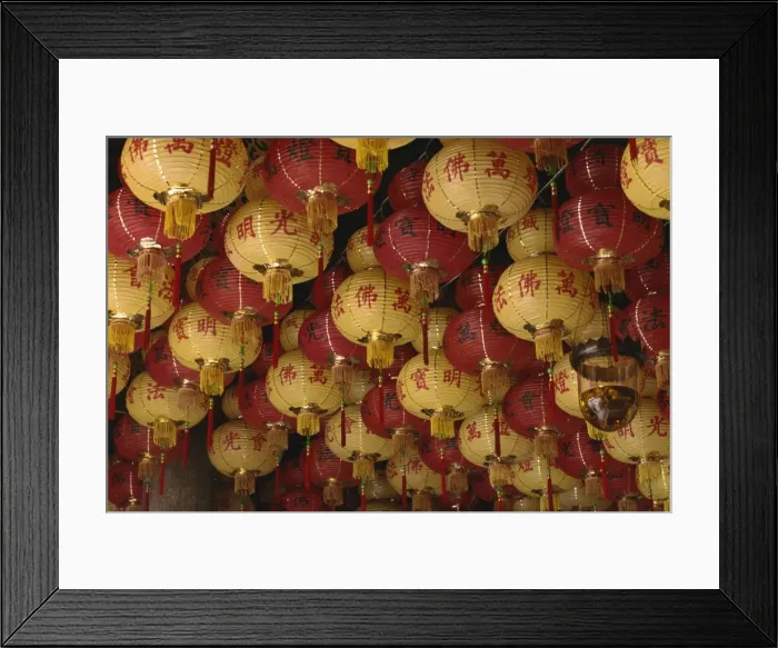 Framed Print : Lanterns in the Kek Lok Si Temple at Air Hitam Framed Print : Lanterns in the Kek Lok Si Temple at Air Hitam