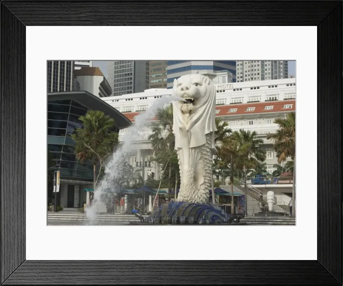 Framed Print : The Merlion Framed Print : The Merlion