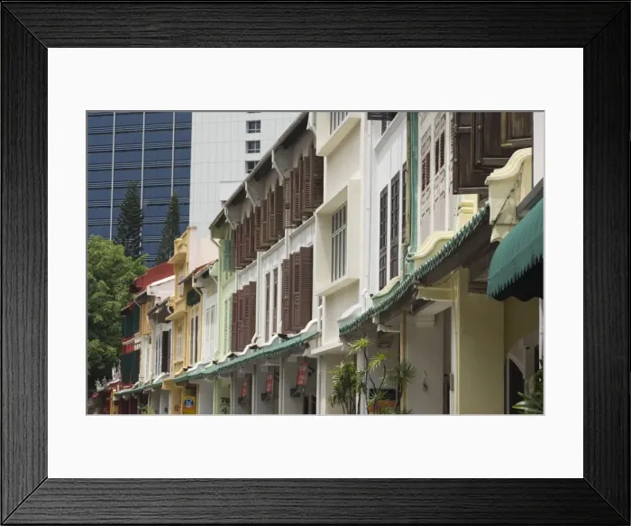 Framed Print : Boat Quay, Singapore Framed Print : Boat Quay, Singapore