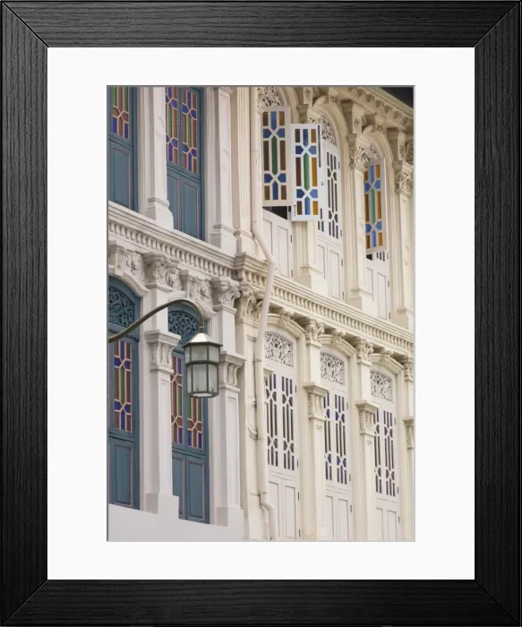 Framed Print : Shutters and windows in Chinatown Framed Print : Shutters and windows in Chinatown