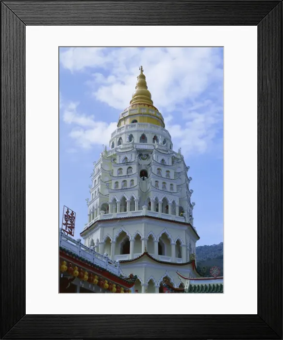 Framed Print : Exterior of the Ban Po Tha Pagoda (Ten thousand Buddhas) Framed Print : Exterior of the Ban Po Tha Pagoda (Ten thousand Buddhas)
