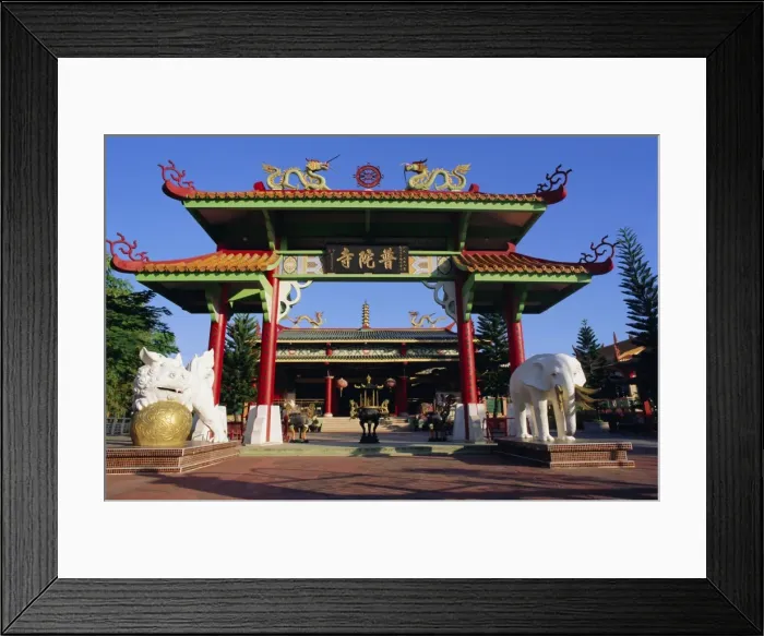 Framed Print : The main Chinese temple in Kota Kinabalu Framed Print : The main Chinese temple in Kota Kinabalu