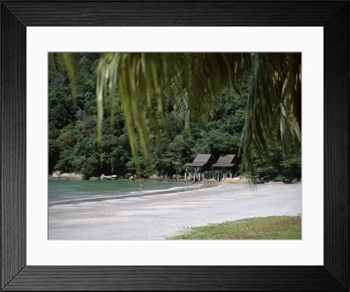 Framed Print : Beach at the Pan Pacific Hotel Framed Print : Beach at the Pan Pacific Hotel