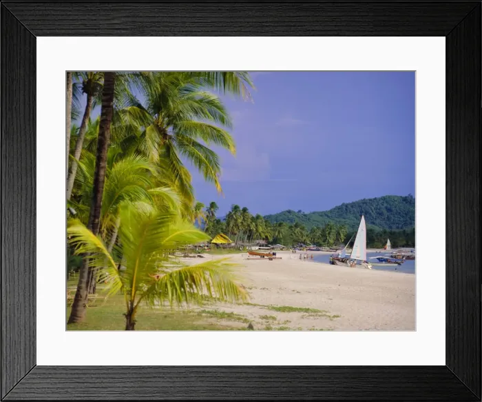 Framed Print : Pelangi Beach Framed Print : Pelangi Beach