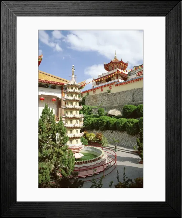 Framed Print : Exterior of the Kek Lok Si Temple Framed Print : Exterior of the Kek Lok Si Temple