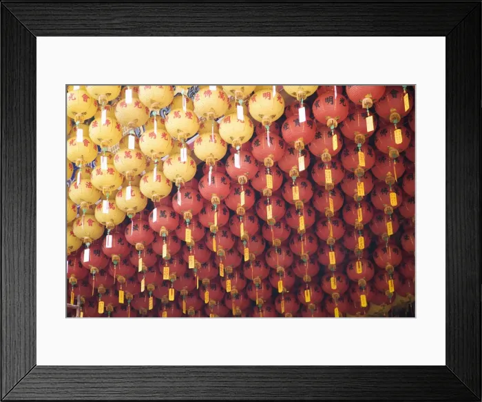 Framed Print : Lanterns, Thean Hou Buddhist Temple Framed Print : Lanterns, Thean Hou Buddhist Temple