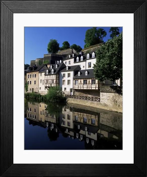 Framed Print : Houses along the river in the Old Town Framed Print : Houses along the river in the Old Town