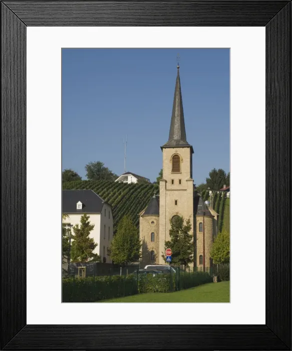 Framed Print : Village on the wine route Framed Print : Village on the wine route