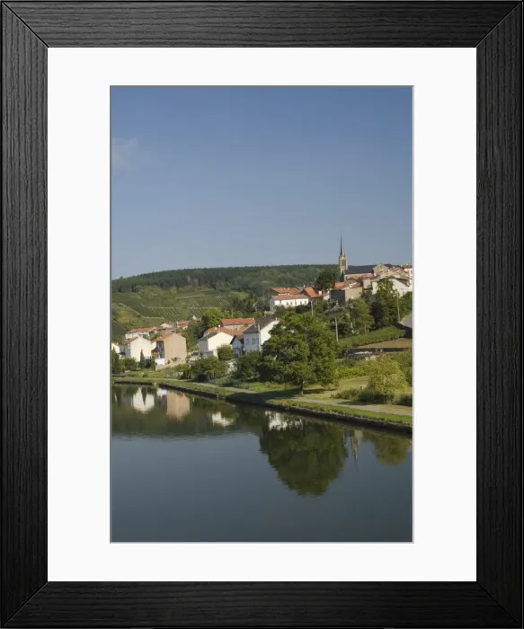 Framed Print : Schengen, Moselle wine route Framed Print : Schengen, Moselle wine route